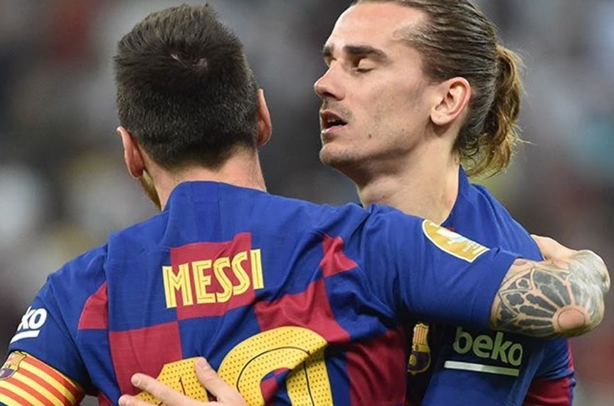 Griezmann ghi ban tu pha kien tao cua Messi hinh anh