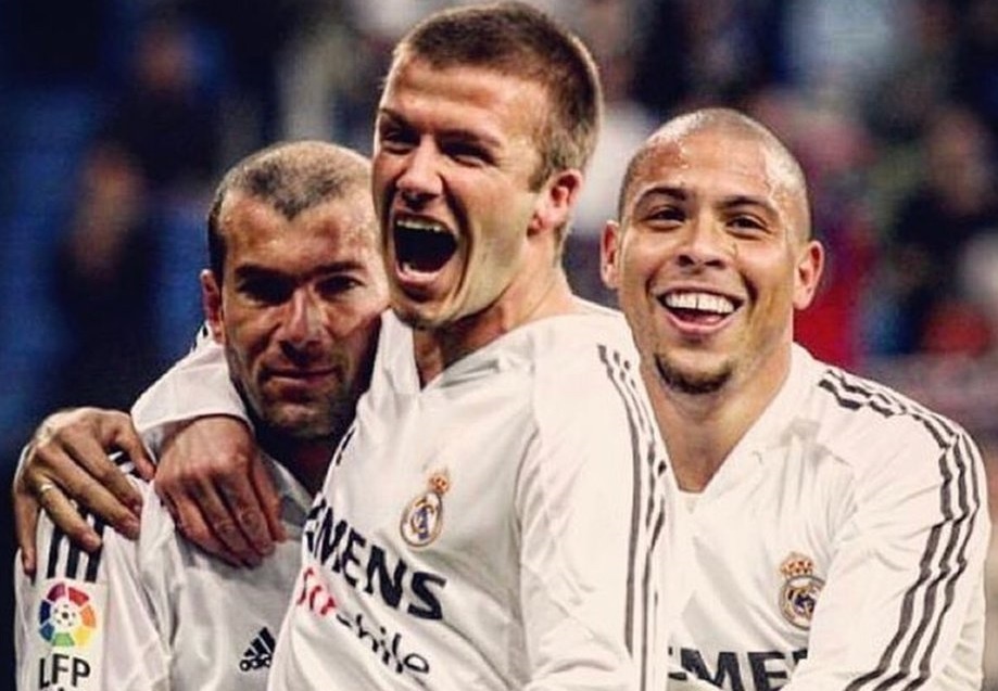 Beckham on lai ky niem lan dau gap Ro 'beo' o Real hinh anh