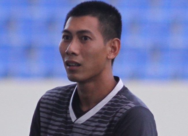 Thu mon Tuan Manh xuat hien tren san tap cua CLB Da Nang hinh anh