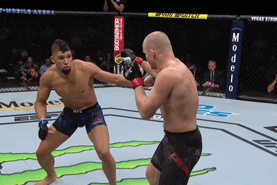 Pha knock-out man nhan bang don len goi o MMA hinh anh