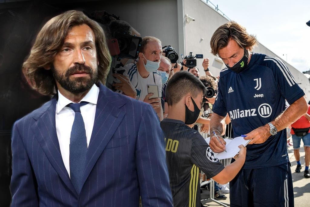 HLV Pirlo duoc chao don trong ngay dau lam viec tai Juventus hinh anh