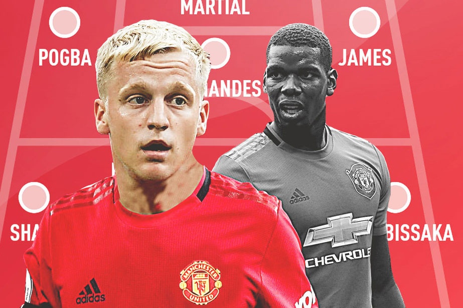 Pogba va Van de Beek dem den thu thach cho HLV Solskjaer hinh anh