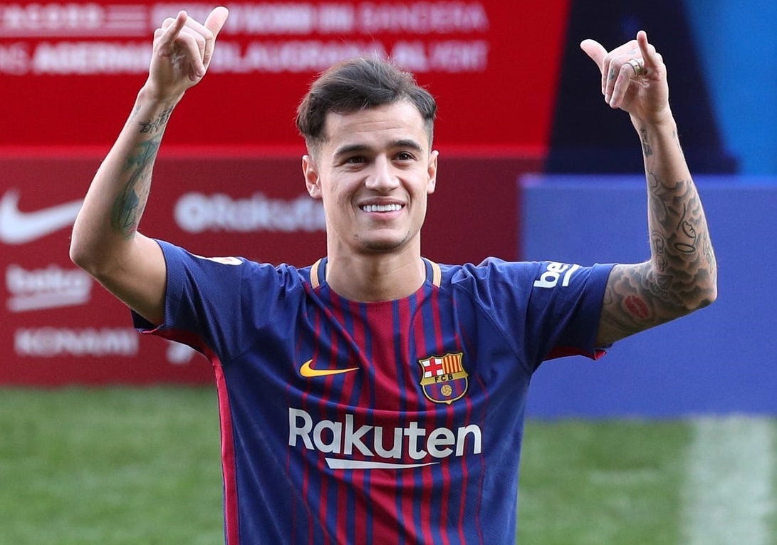 Coutinho se o lai Barcelona hinh anh