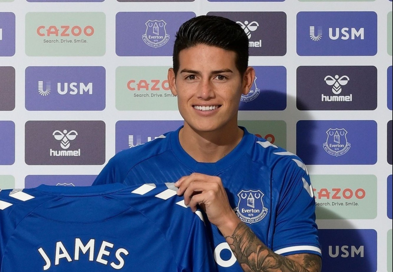 James Rodriguez: 'Everton co the gianh nhieu danh hieu' hinh anh