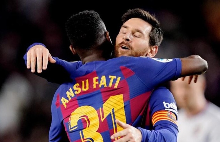 Ansu Fati xuat sac hon Messi o tuoi 17 hinh anh