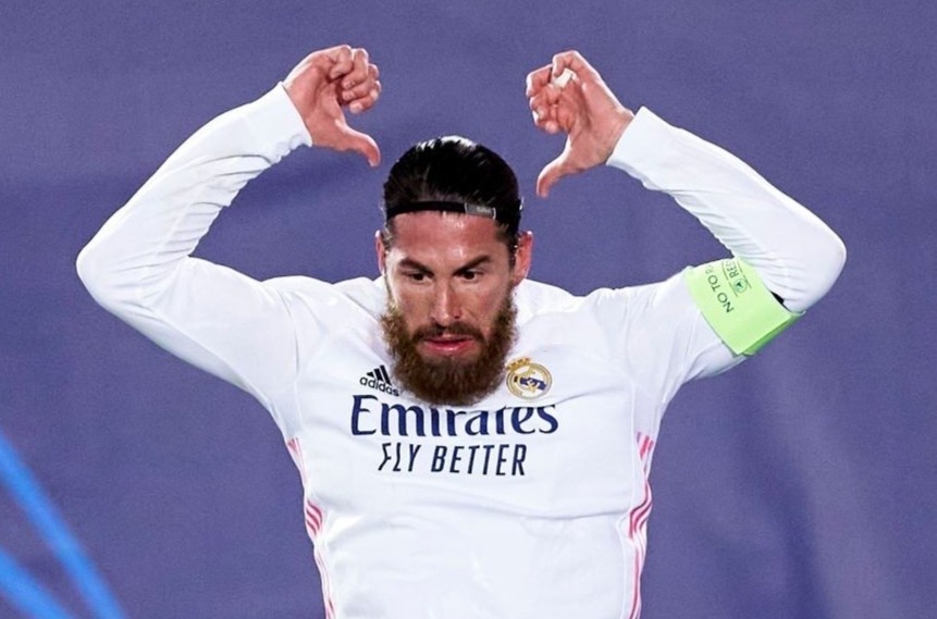 Ramos ghi 100 ban cho Real hinh anh