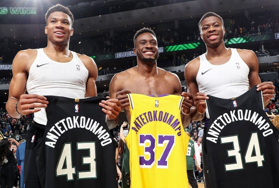 Ba anh em ruot doi doi khi thi dau tai NBA hinh anh