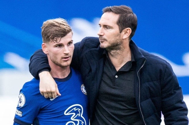 Werner lan dau du bi o Premier League hinh anh