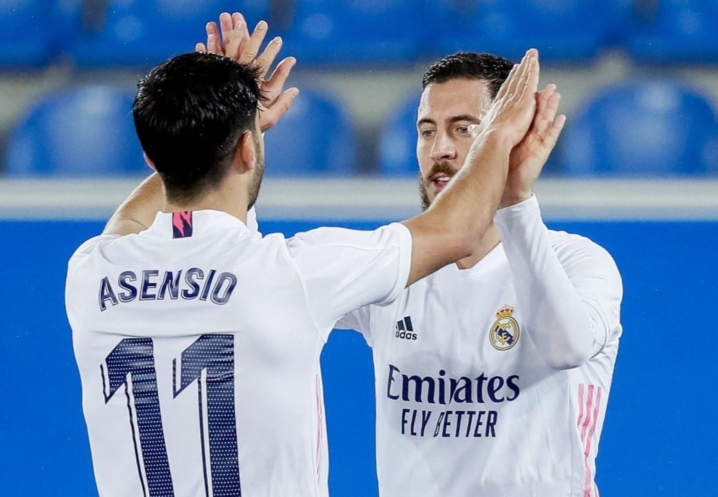 Hazard toa sang trong tran thang 4-1 cua Real hinh anh