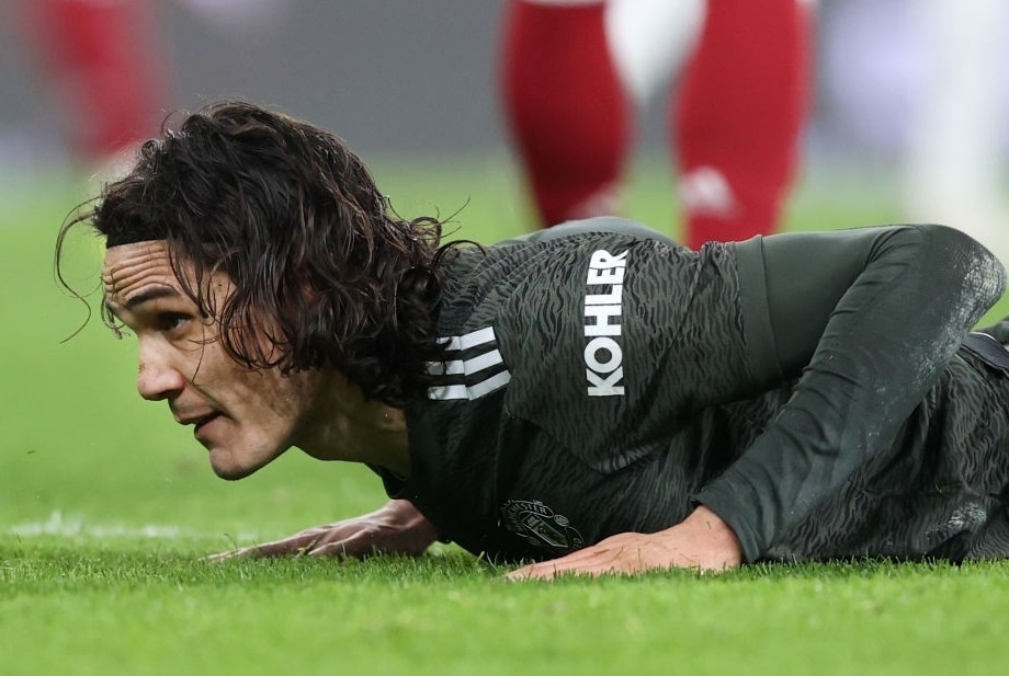 Cavani, Rashford choi te trong tran hoa cua Man Utd hinh anh