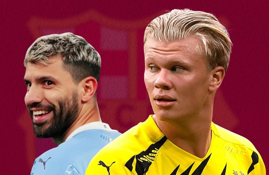 Barca co Haaland moi giu duoc Messi hinh anh