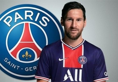 Messi len duong sang Paris ky hop dong hinh anh