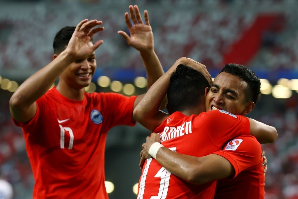 Tuyen Singapore thang 2 tran lien tiep o AFF Cup 2020 hinh anh