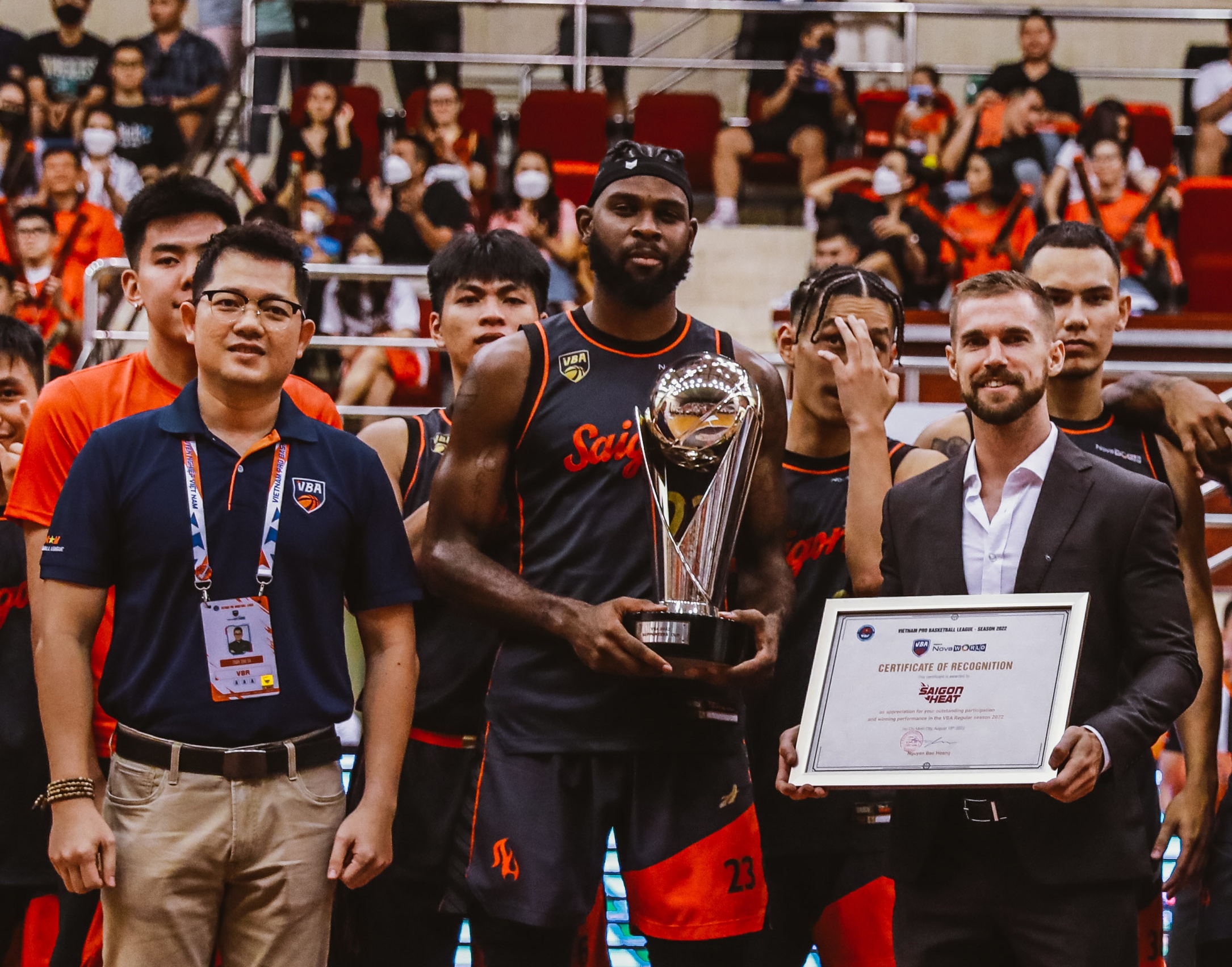 Saigon Heat vo dich regular season VBA 2022 hinh anh