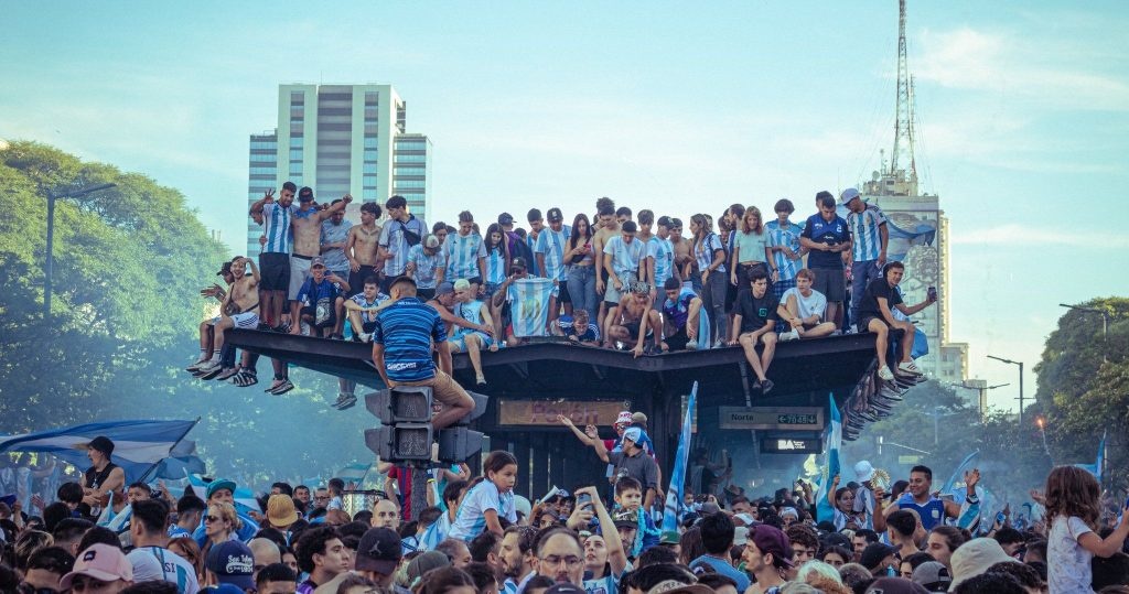 CDV Argentina thiet mang khi an mung vo dich World Cup hinh anh