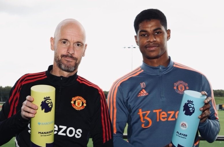 HLV Ten Hag lan thu 2 duoc vinh danh o Premier League hinh anh