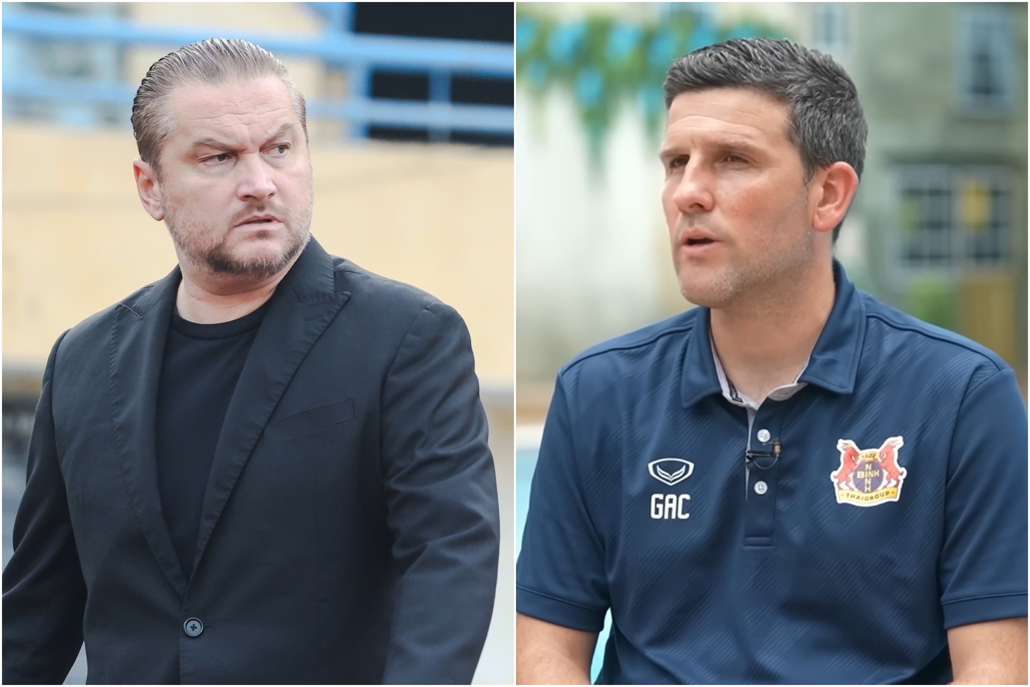 Ninh Binh FC lo diem yeu sau man dau tri giua hai ong thay ngoai hinh anh