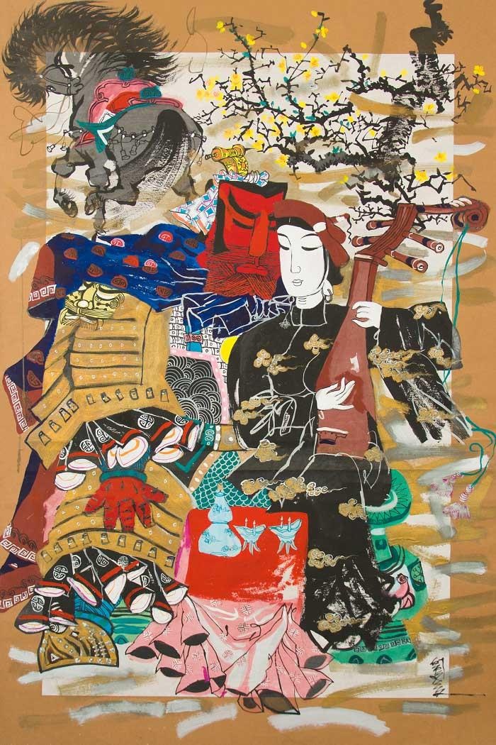 Khai mac trien lam tranh “Hanh trinh nghe thuat” anh 6