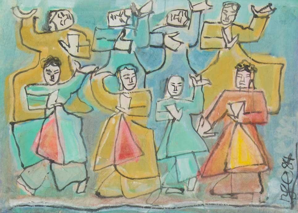 Khai mac trien lam tranh “Hanh trinh nghe thuat” anh 8