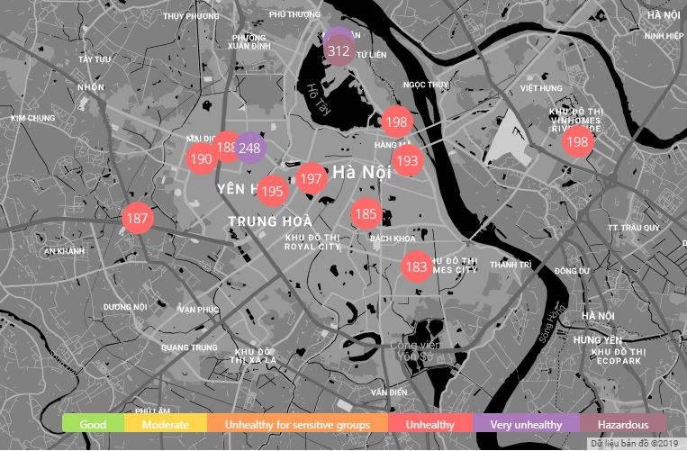 Troi Ha Noi mu mit,  o nhiem 'chua tung thay',  moi nguoi han che ra duong anh 10