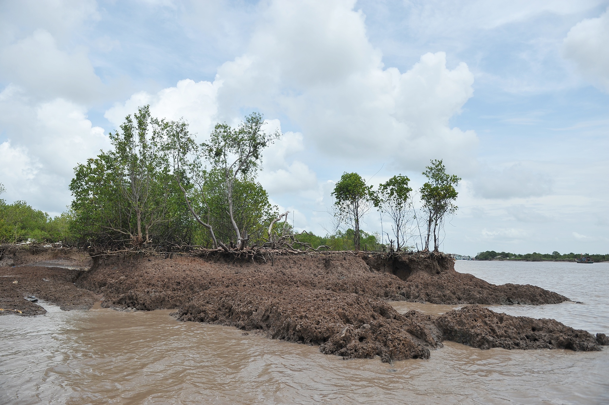 Song bien danh sat lo Dat Mui Ca Mau anh 3