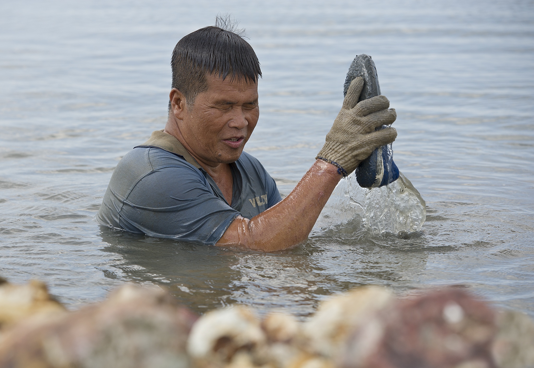 Hiệp sĩ mù ở biển Tây,  Chín Ân mù đi biển ở Kiên Giang ảnh 3 Hiep si mu o bien Tay,  Chin An mu di bien o Kien Giang anh 3