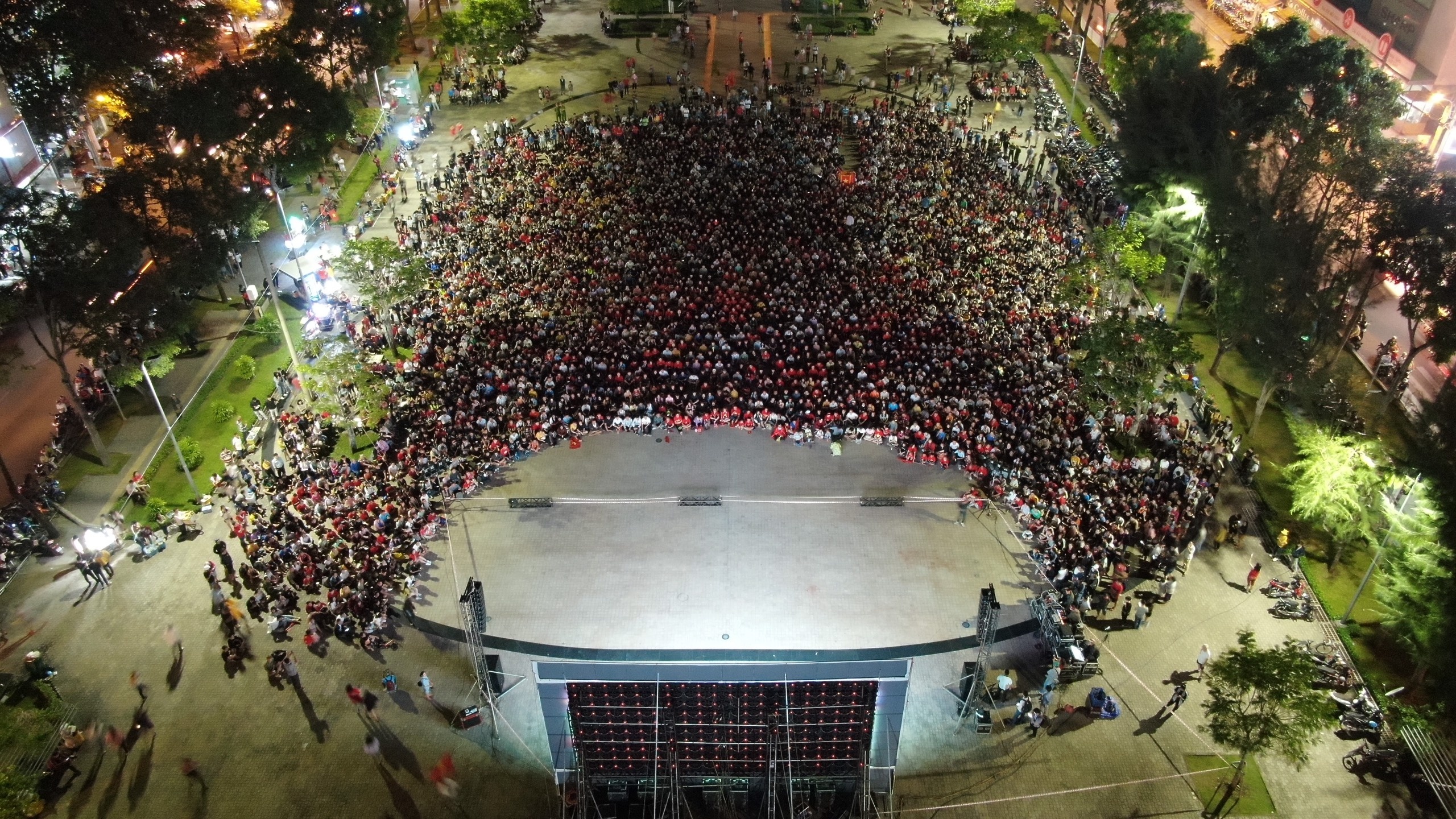 Người miền Tây cổ vũ U22 Việt Nam ảnh 1 Nguoi mien Tay co vu U22 Viet Nam anh 1