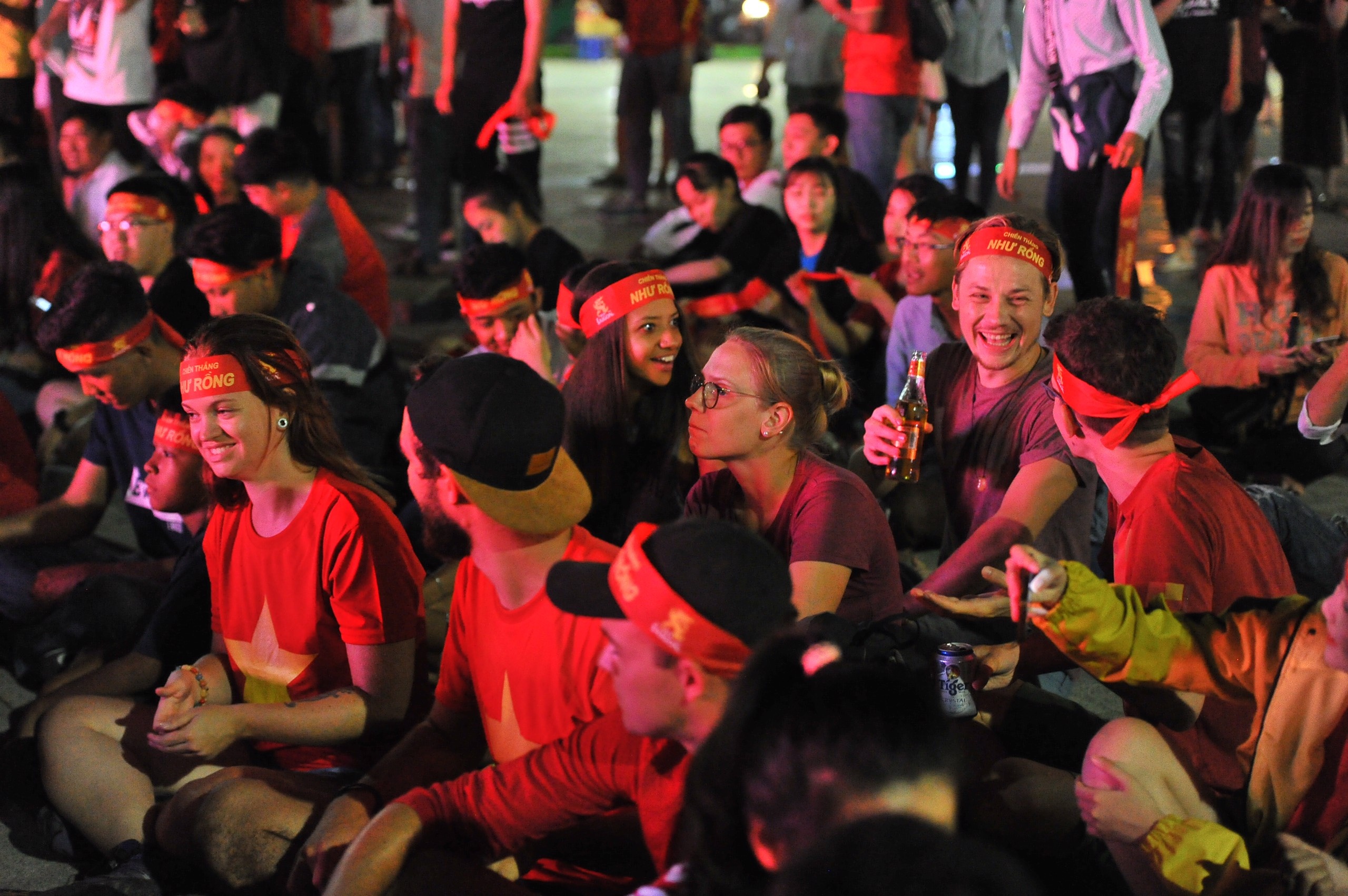 Người miền Tây cổ vũ U22 Việt Nam ảnh 6 Nguoi mien Tay co vu U22 Viet Nam anh 6