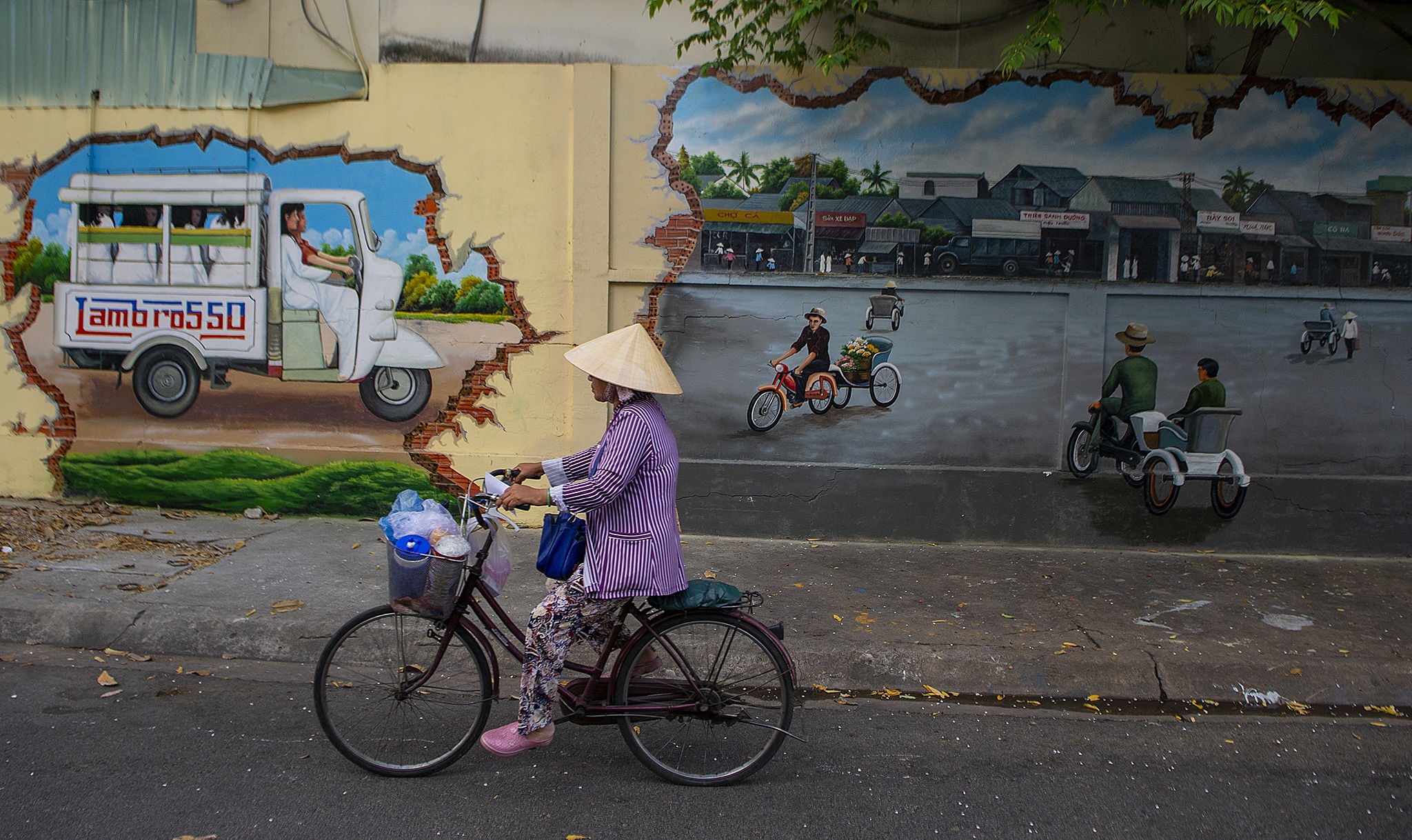 Duong bich hoa tai hien ngay Tet cua dan mien Tay tu thap nien truoc hinh anh
