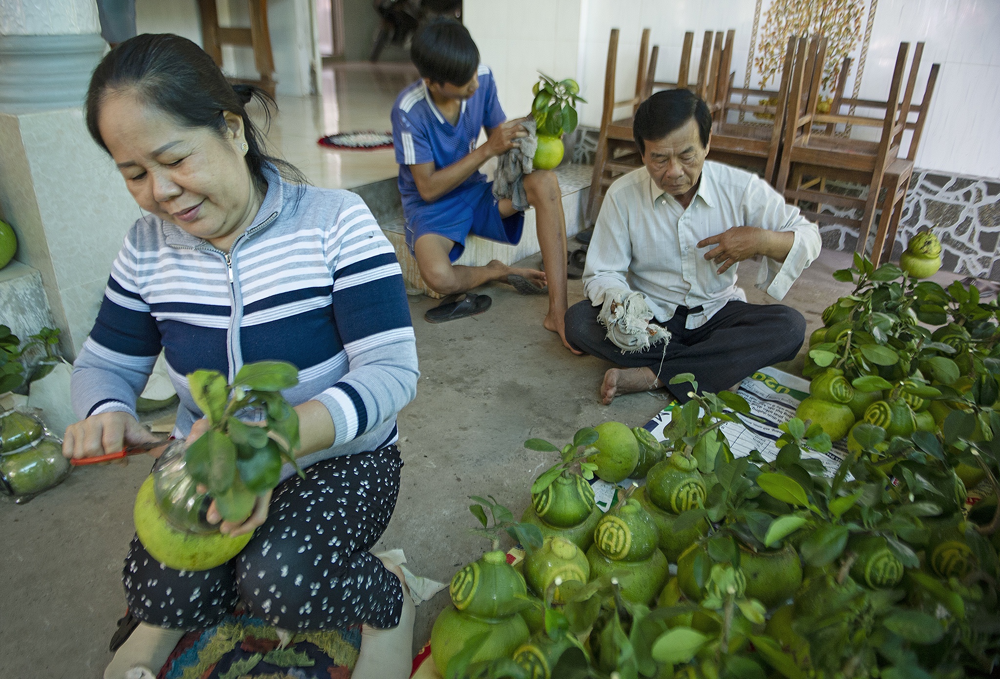 Buoi ho lo chay hang dip Tet o mien Tay anh 8