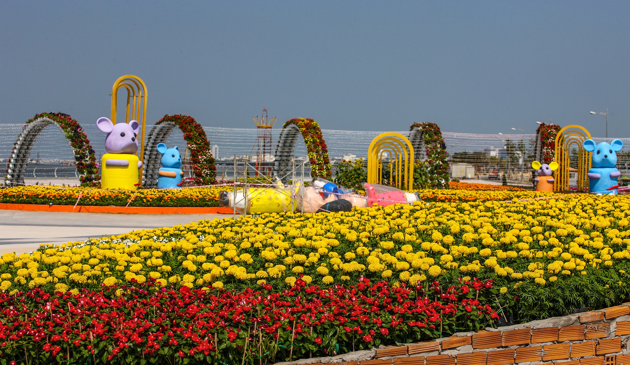 Tuong gia dinh chuot khong lo thu hut du khach mien Tay anh 2