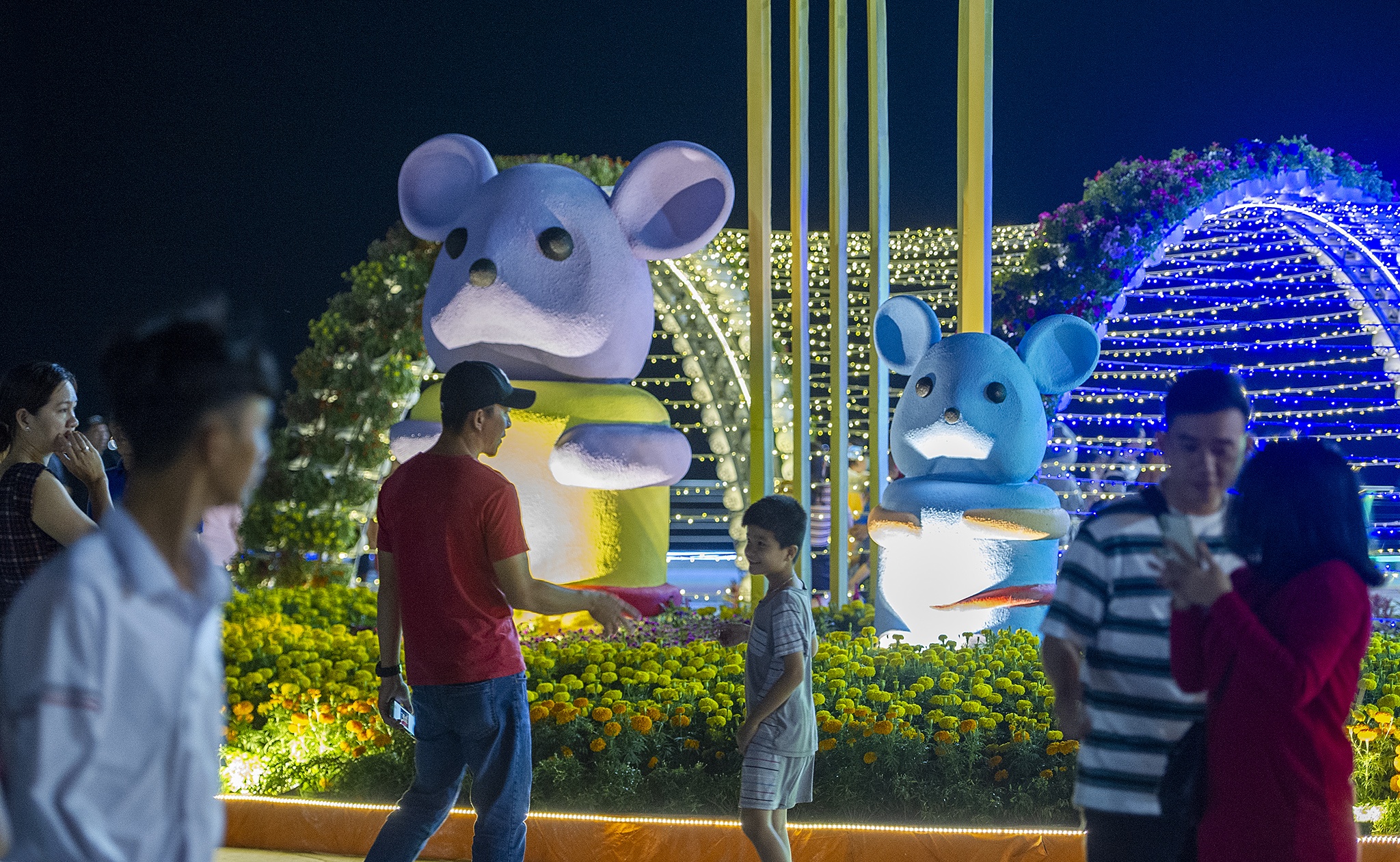 Tuong gia dinh chuot khong lo thu hut du khach mien Tay anh 6