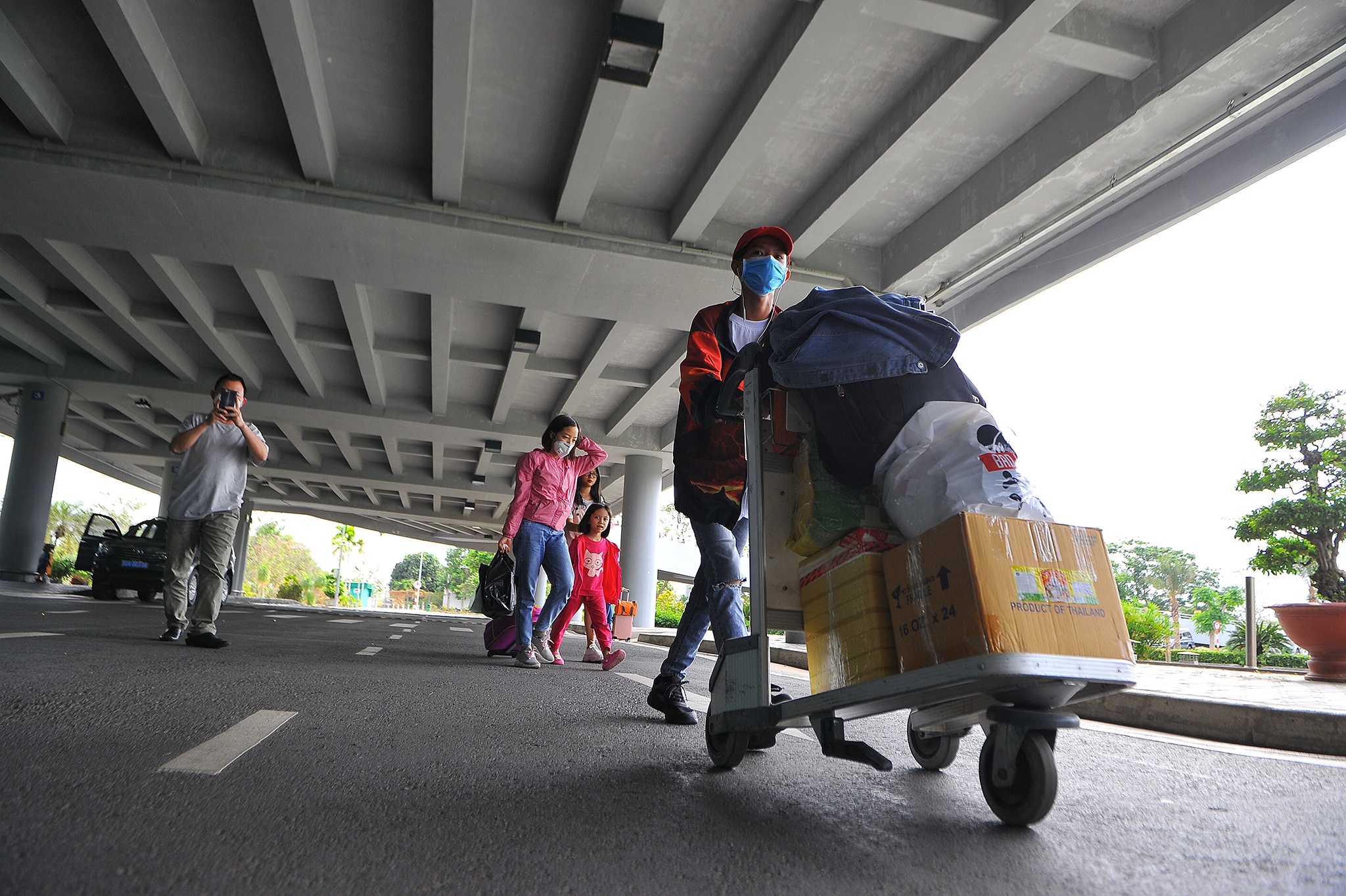 San bay Can Tho hoat dong binh thuong,  San bay Can Tho vang khach,  San bay Can Tho don du khach Han Quoc anh 8