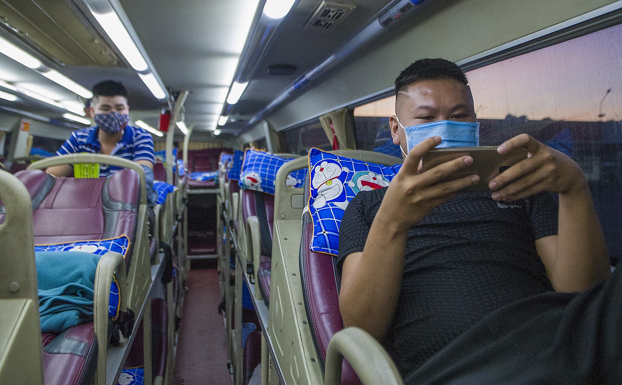 Xe khach Da Nang hoat dong tro lai anh 3