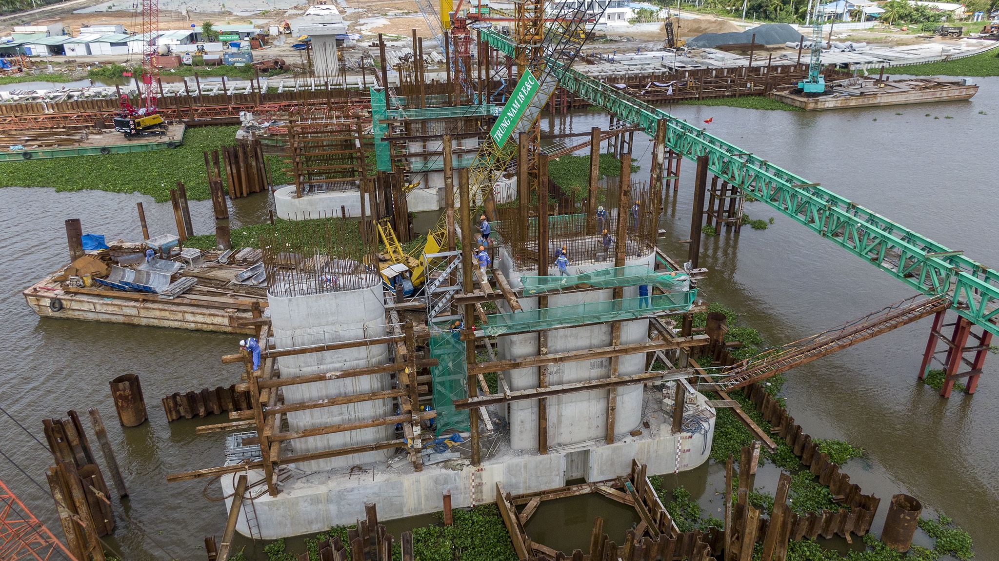 Cong ngan man Cai Lon - Cai Be anh 3