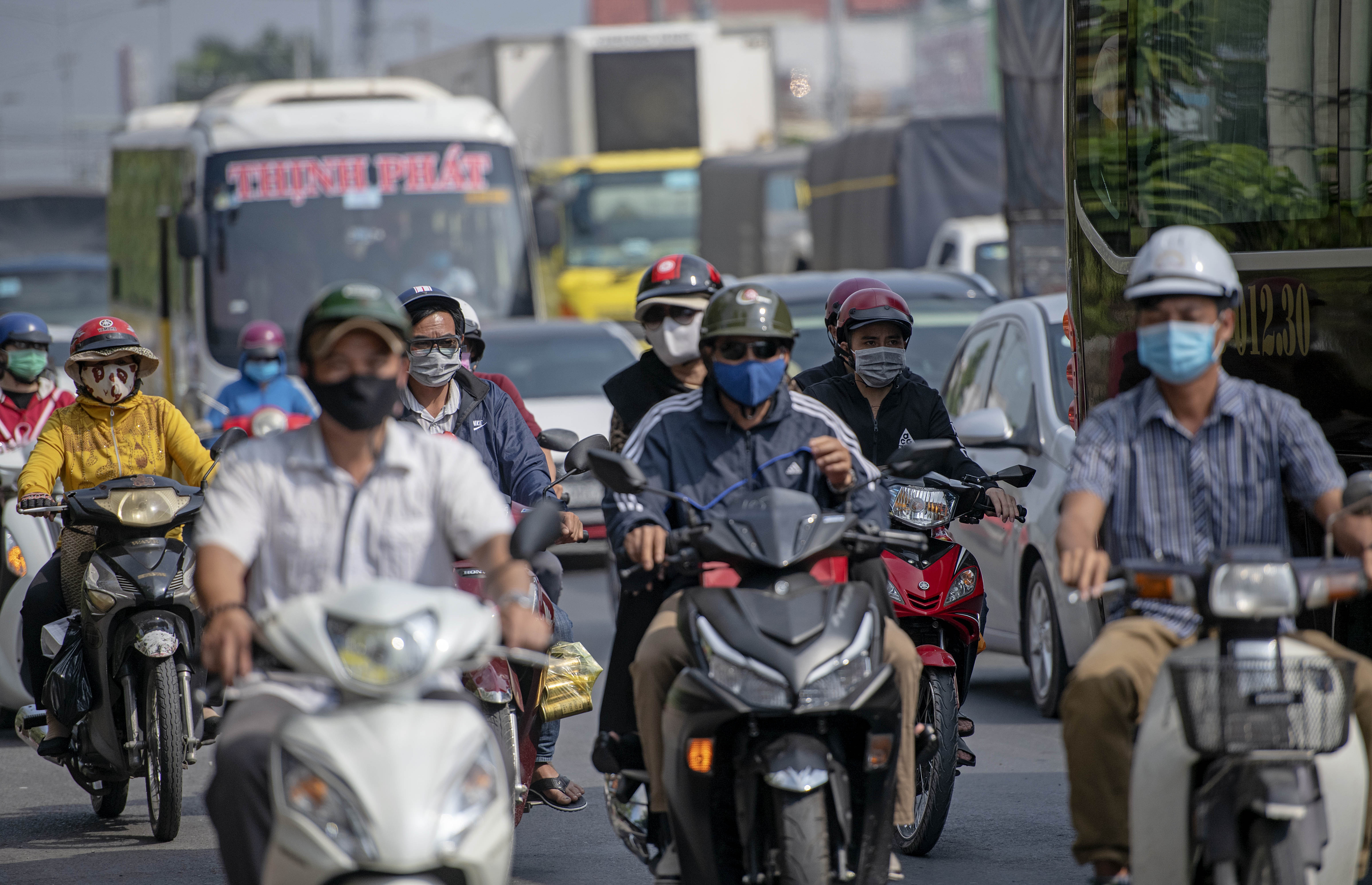 Ket xe cau Rach Mieu anh 3