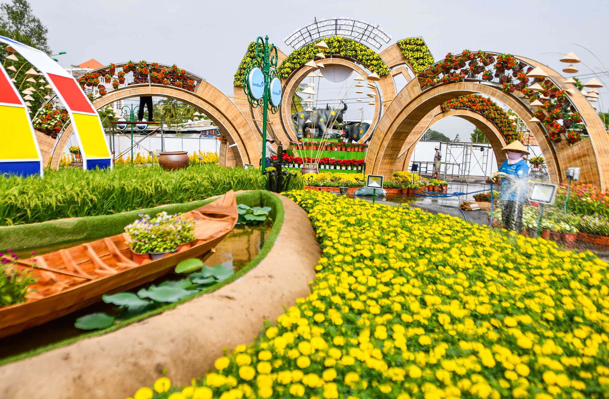 Duong hoa Tet TP Can Tho anh 3