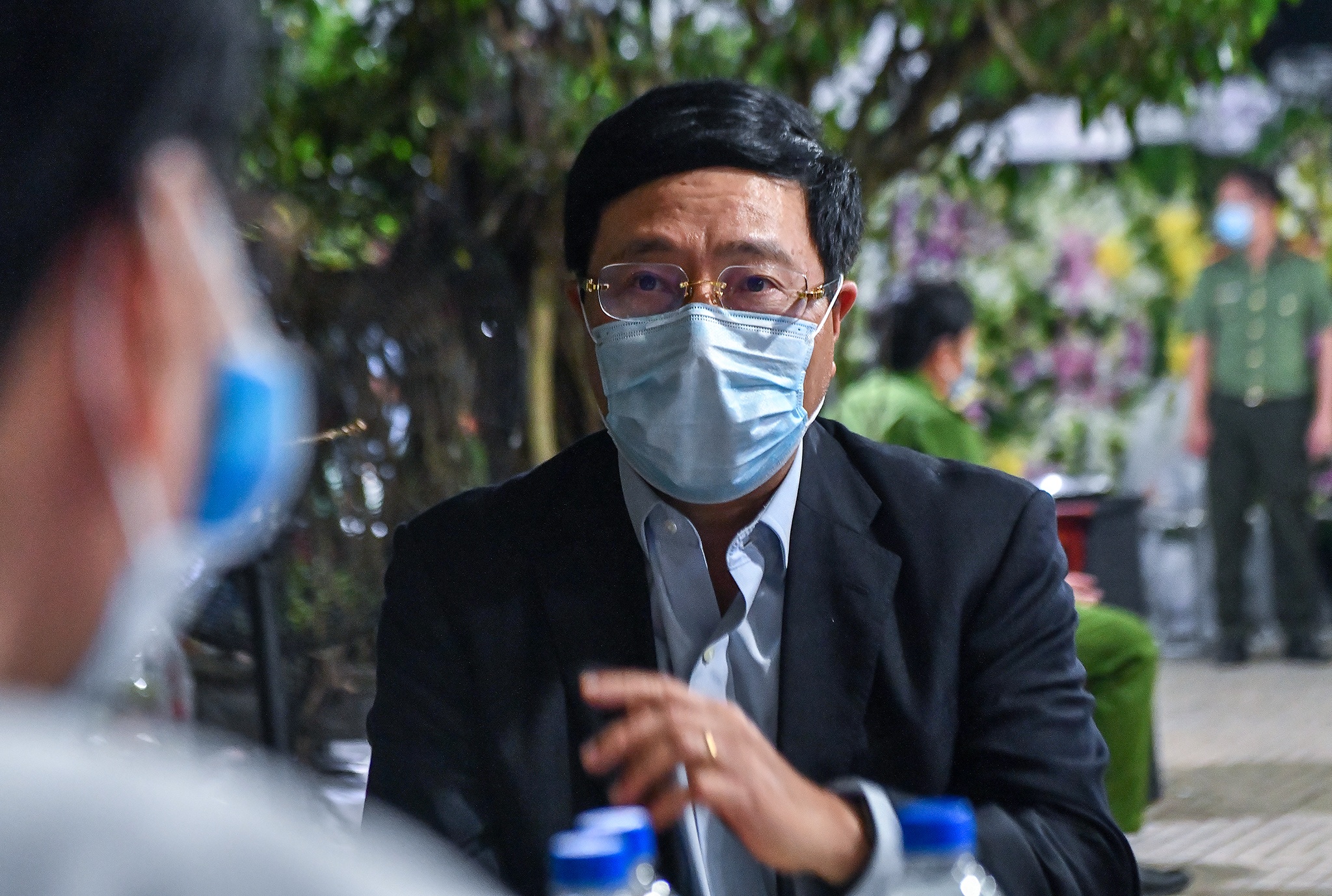 Pho thu tuong Pham Binh Minh vieng tang le Truong Vinh Trong anh 3