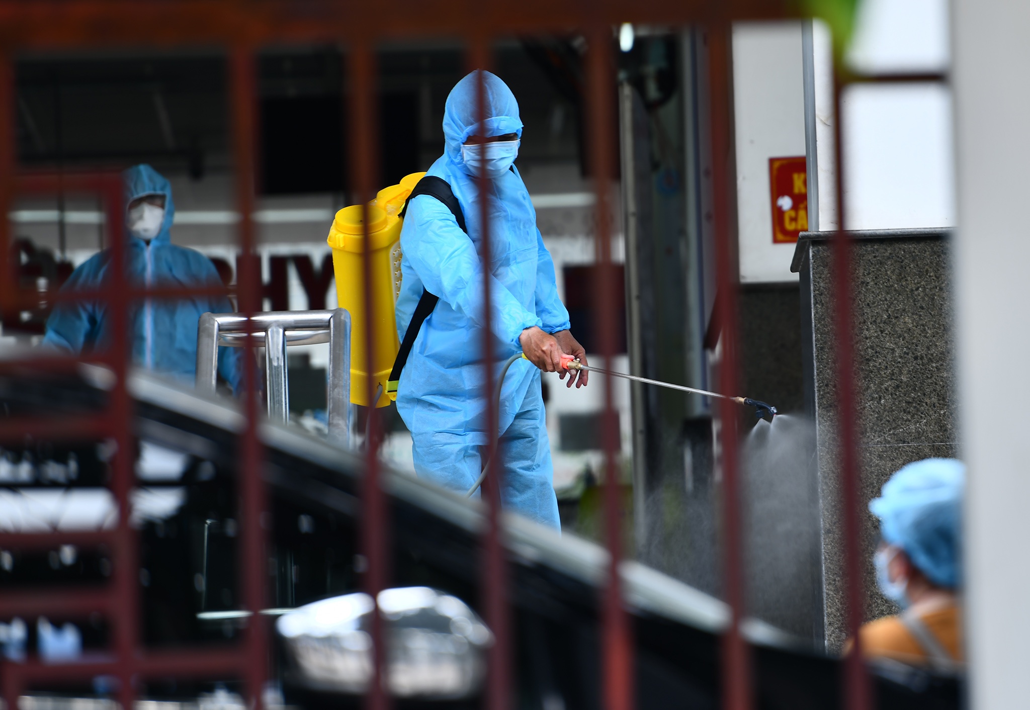 Cach ly Benh vien quan Tan Phu anh 4