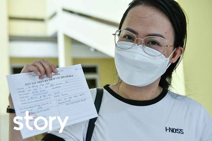 'Toi rat may man khi duoc tiem vaccine Covid-19 o TP.HCM' hinh anh