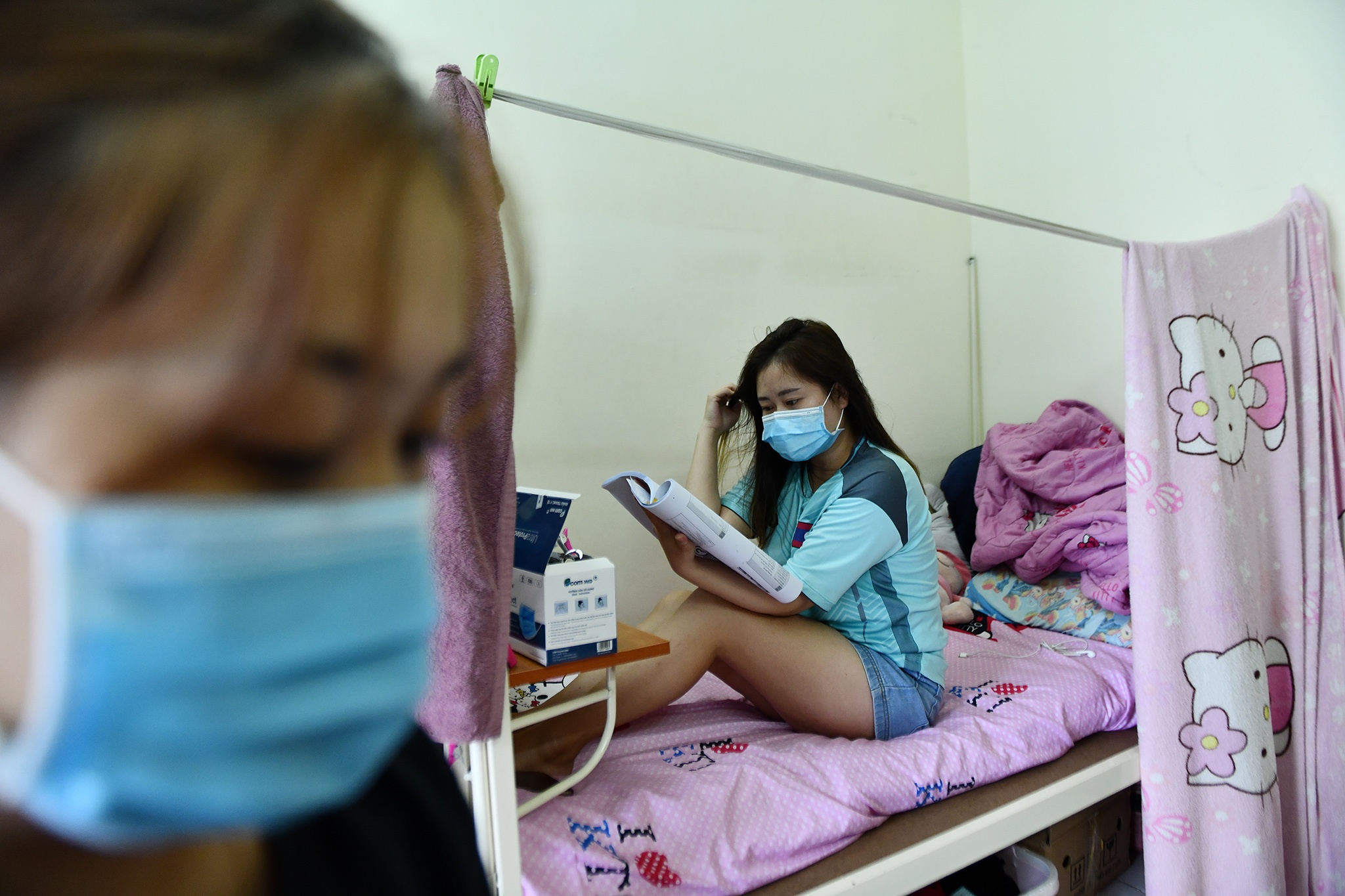 Sinh vien ket lai ky tuc xa DH quoc gia TP.HCM anh 2