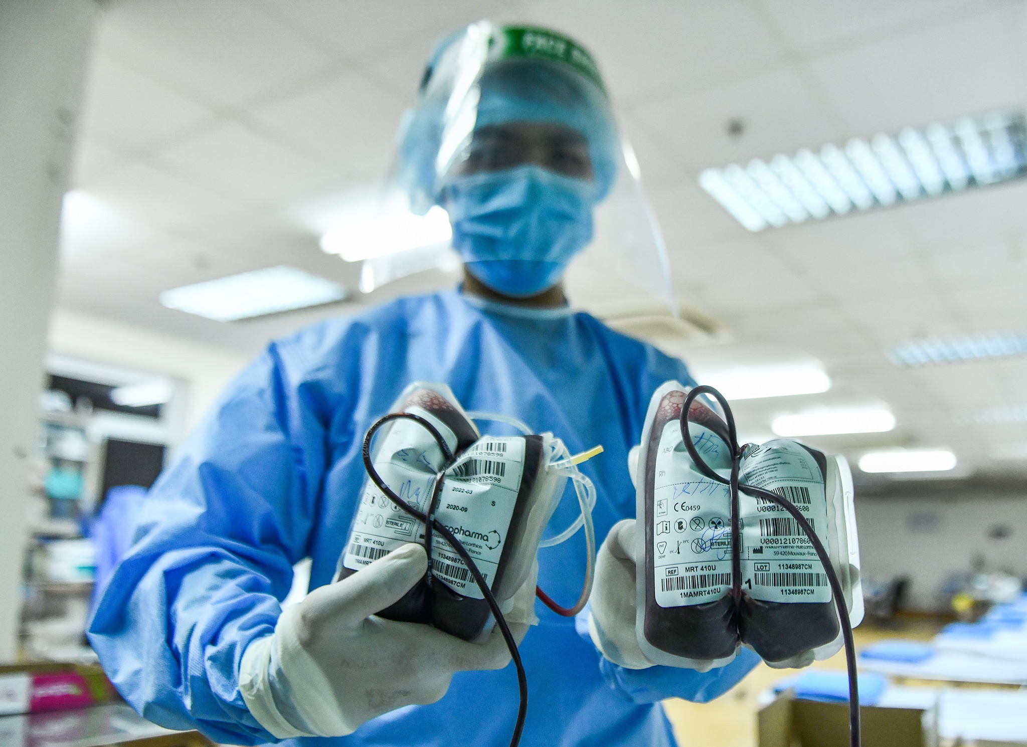 Mau du tru tai Benh vien Cho Ray chi con du cung cap trong mot tuan hinh anh