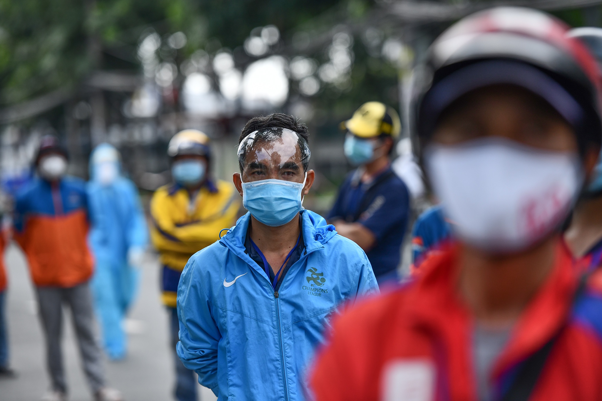 Test nhanh Covid-19 cho shipper anh 3