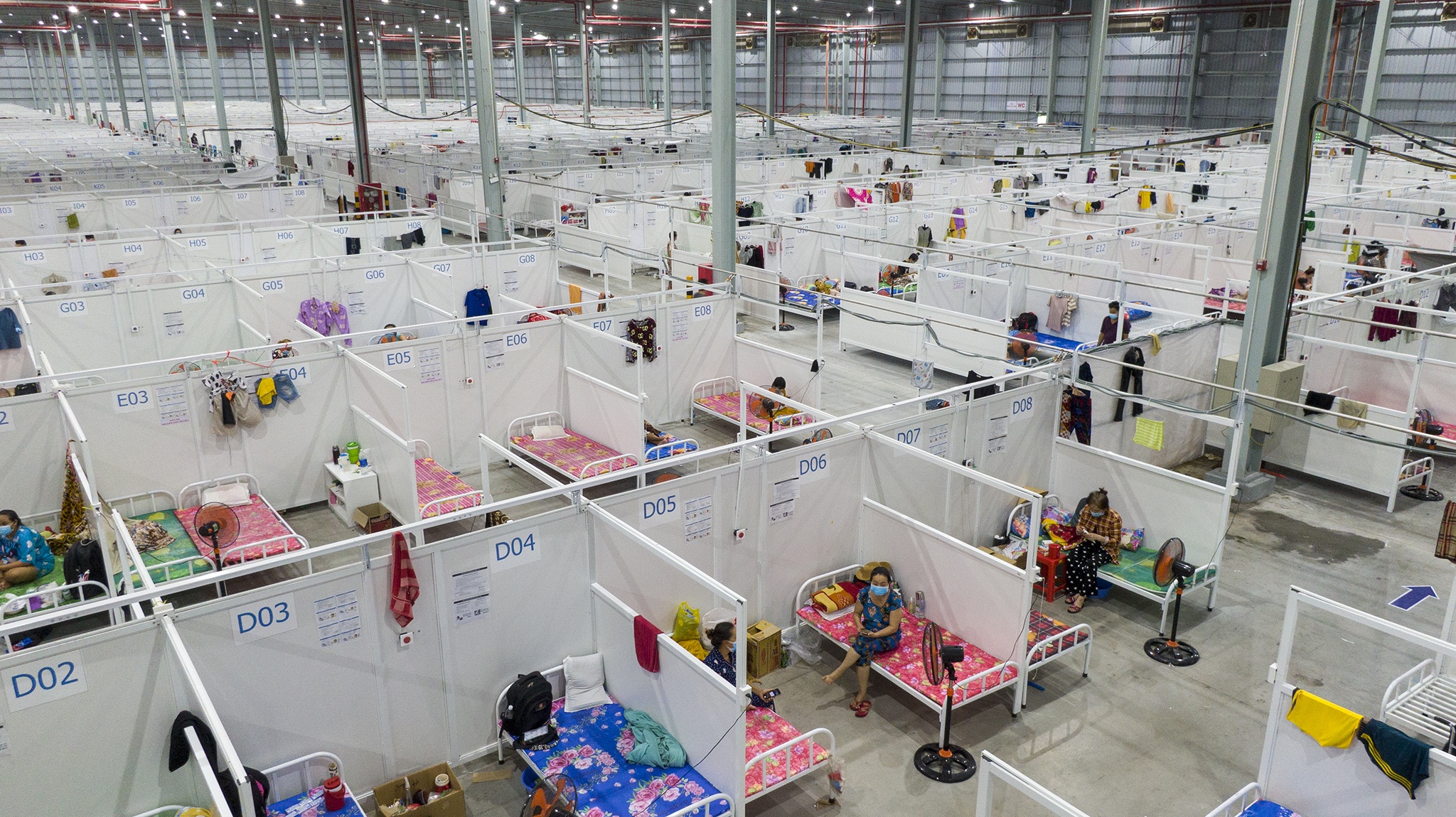 Khu dieu tri Covid-19 Thoi Hoa anh 5