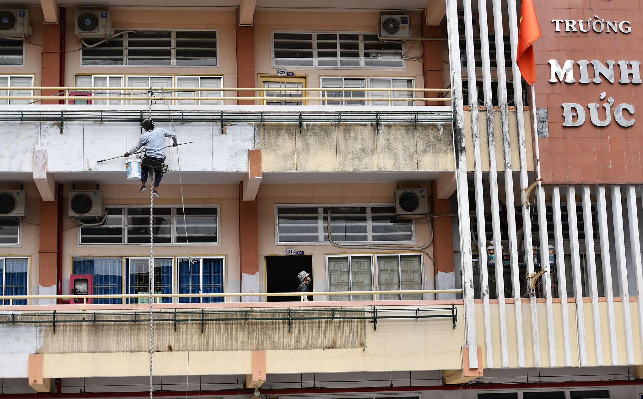 TP.HCM chuan bi don hoc sinh tro lai truong anh 10