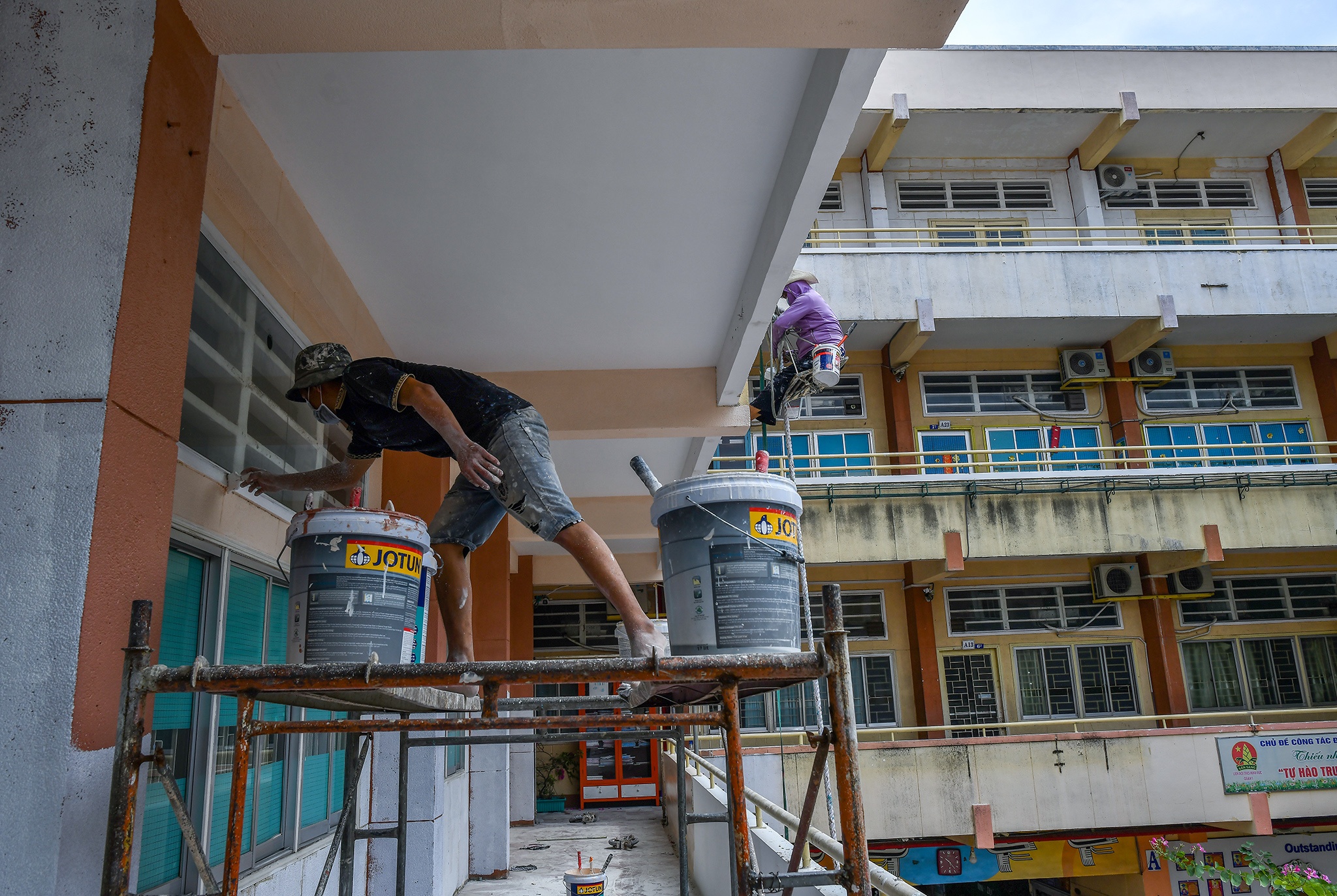 TP.HCM chuan bi don hoc sinh tro lai truong anh 9