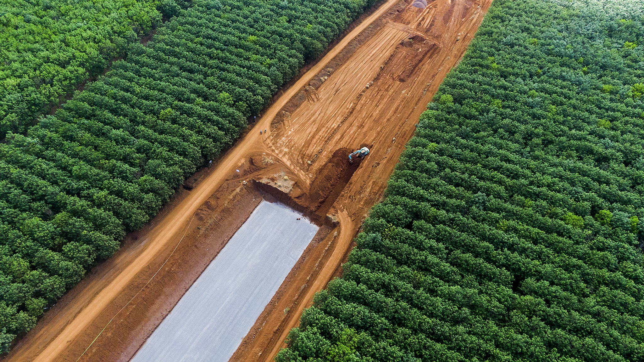 Cong truong cao toc Phan Thiet - Dau Giay trong giai doan day tien do hinh anh