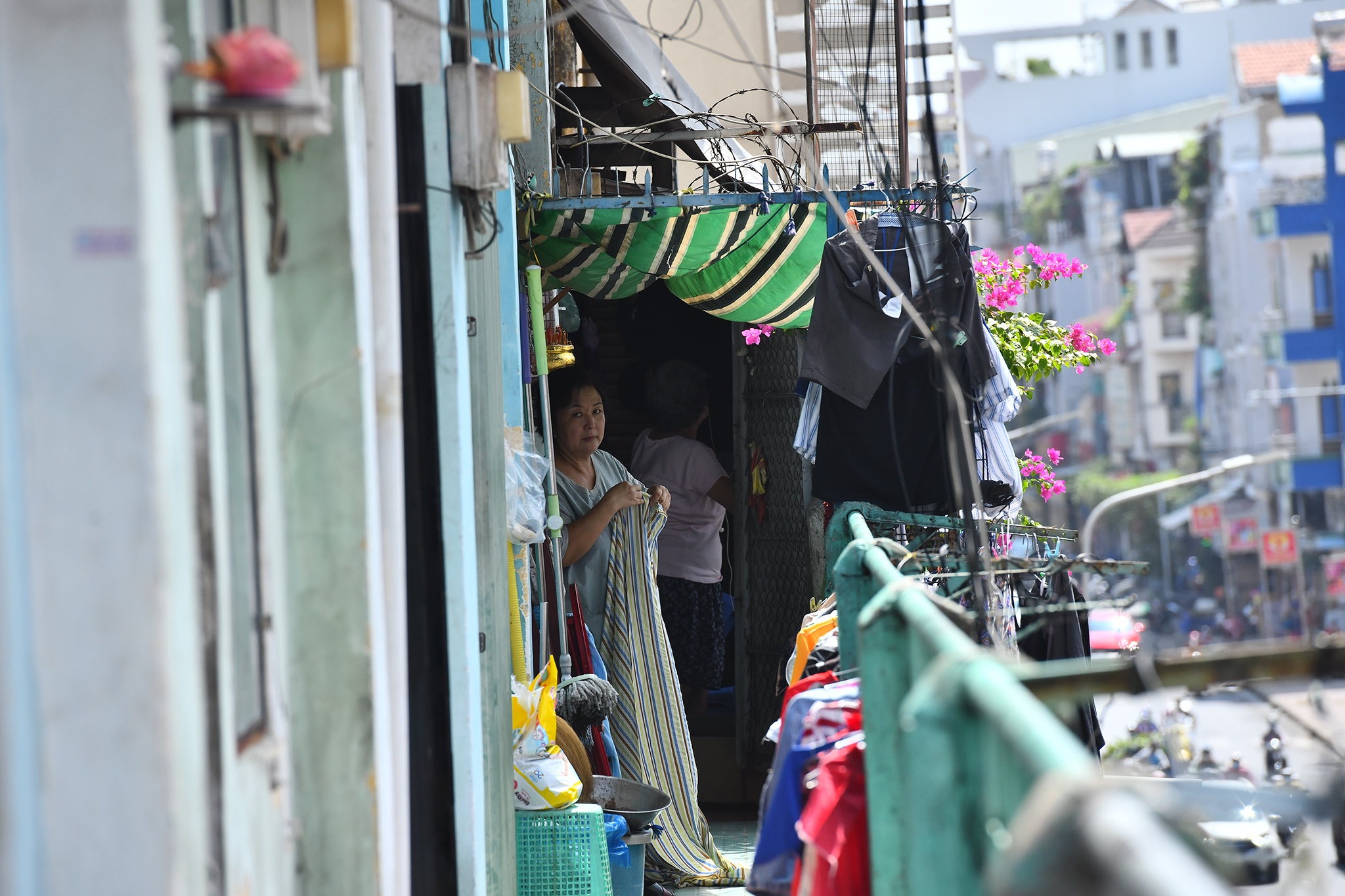 Cuoc song nguoi dan chung cu 440 Tran Hung Dao anh 4