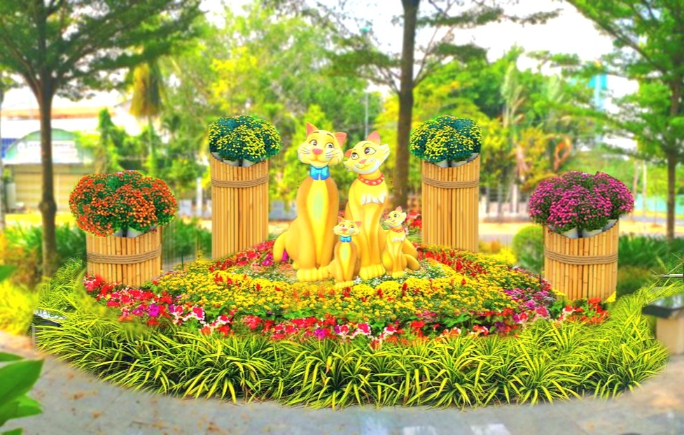 Vườn hoa xuân Cần Thơ ảnh 5 Vuon hoa xuan Can Tho anh 5