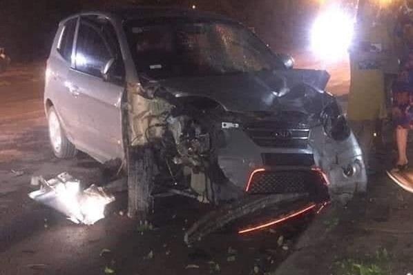 Tai xe KIA Morning dam lien tiep nhieu nguoi roi bo chay hinh anh